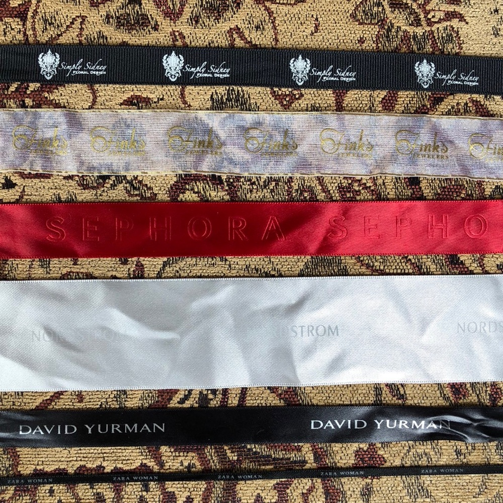 David Yurman, Zara, Nordstrom etc Ribbons